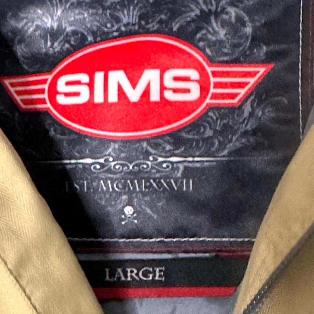 Sims Men's Beige Ski & Snowboard Jacket - Picture 2 of 6